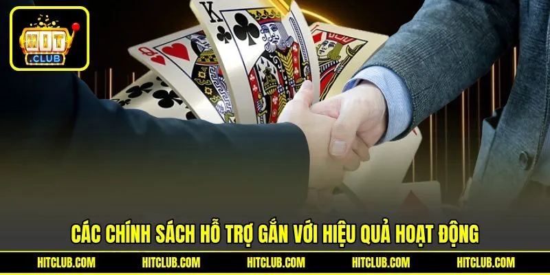 Các chính sách hỗ trợ gắn với hiệu quả hoạt động