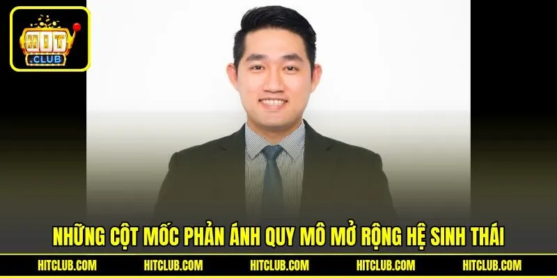 Những cột mốc phản ánh quy mô mở rộng hệ sinh thái